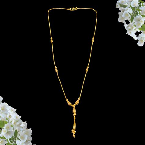 Single Line Drop Chain – My Golden Wish