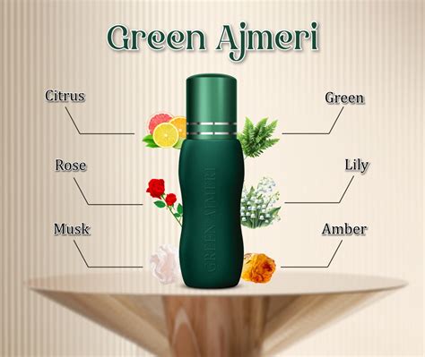 Buy Green Ajmeri Attar 6ML – Long-Lasting Alcohol-Free Ittar – Meena ...