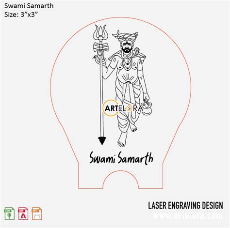 Swami Samarth Laser Engraving – ArtElora