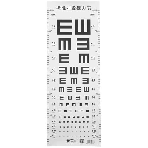 Buy Eye Charts for Eye Exams 10 Feet, 2 in 1 Visual Testing Chart with ...