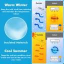 Lifekrafts 210 cm (7 ft) Door PVC Transparent Curtain Single Curtain ...