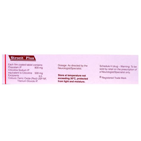 Strocit Plus Tablet | Uses, Side Effects, Price | Apollo Pharmacy