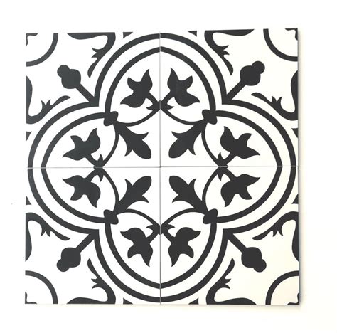 Black And White Porcelain Tile Floor - Flooring Site