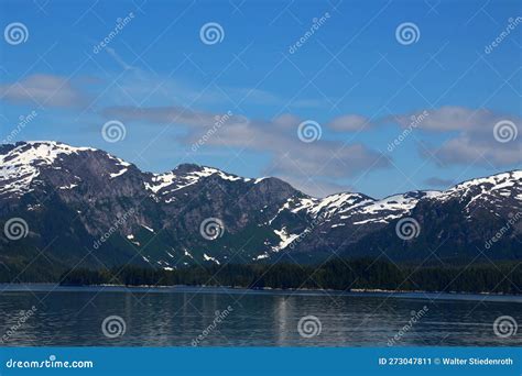 Alaska, Mountain Landscape in the Gulf of Alaska Stock Image - Image of ...