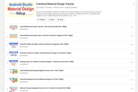 Material Design Beginner Tutorials 的图像结果
