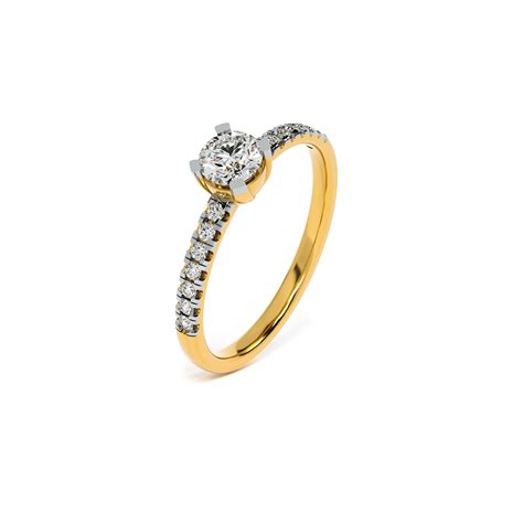 Glow 9KT Gold Lab Grown Diamond Ring – PALMONAS