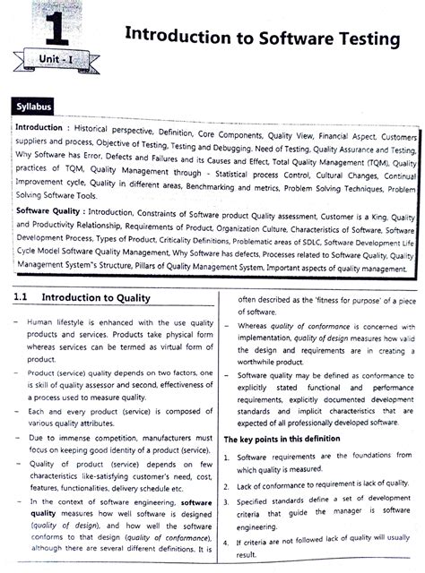 Stqa techknowledge - BE Computer Science - Studocu