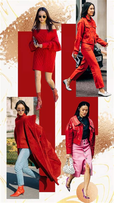 新年穿红色是必修课 怎么穿更好看_风格示范_潮流服饰频道_VOGUE时尚网