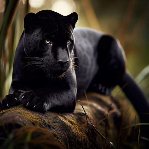 Black Jaguar Animal