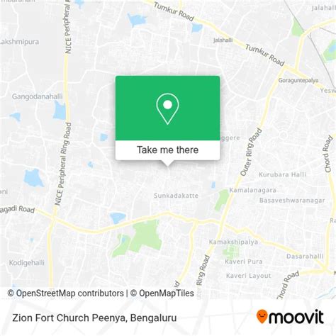 How to Get to Zion Fort Church Peenya in Bengaluru by Bus or Metro?
