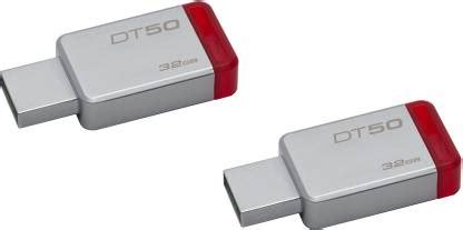 KINGSTON (Combo Pack of 2) USB 50 32GB USB 3.0 Flash Drive , 32 GB Pen ...