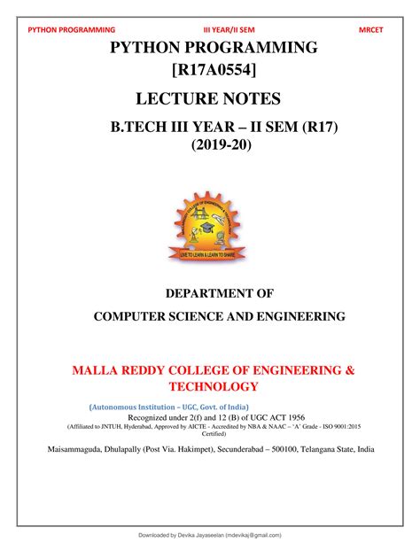 Image result for Notes On Python Programming