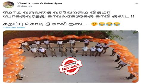 Fact Check: Did TN government provide saffron umbrellas to traffic ...