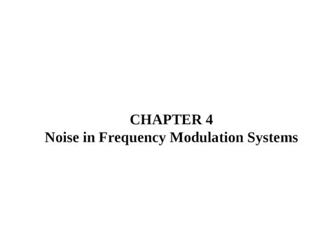 Image result for Modulation Systems and Noise PDF