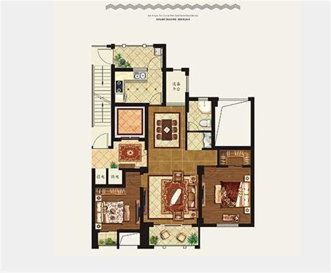 房屋平面图三室 - 动态图库网