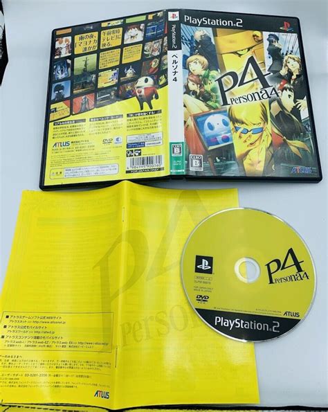 Persona 4 Playstation 2 Japan Complete With Case & Manual PS2 Original ...