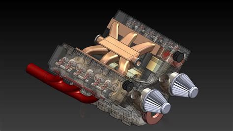 Image result for Solidworks V6 Engine Animation