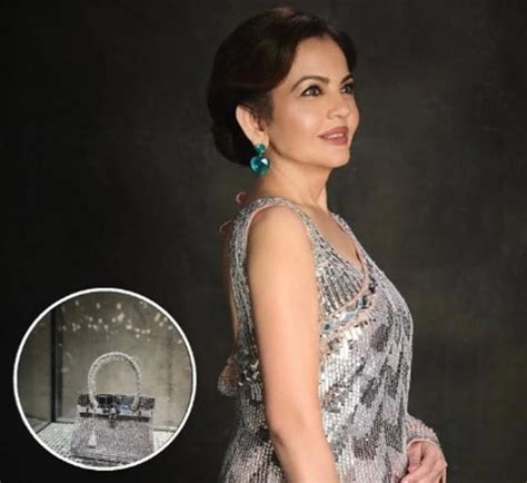 Nita Ambani's Rs 17 cr Hermès bag with '2,712 diamonds' shines at ...