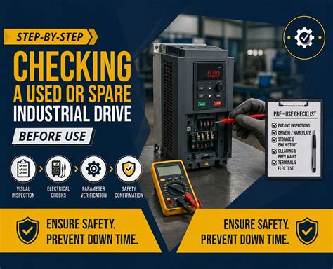 Step-by-Step Inspection of Used Industrial Drives – Aeliya Marine