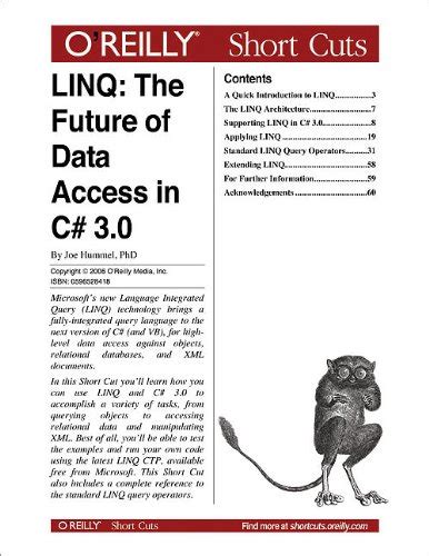 LINQ: The Future of Data Access in C# 3.0: The Future of Data Access in ...