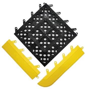 Wearwell 542.58x12x12BK-CS20 FIT Functional Interlocking Anti-Fatigue ...