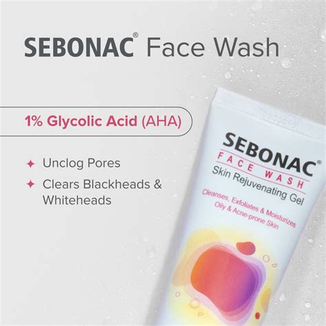 Buy Sebonac Face Wash for Acne-Prone Skin Online at DreamyDerma