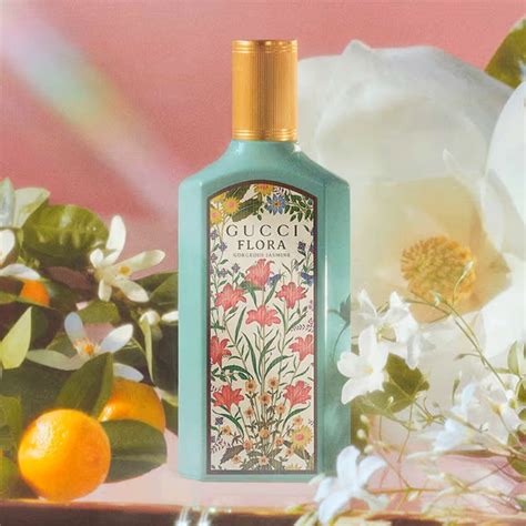 Guccii Floraa Gorgeous Jasmine Perfume Green bottle 100ml – swissforest