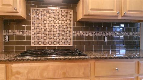 Brown Glass Tile Kitchen Backsplash – Kitchen Info
