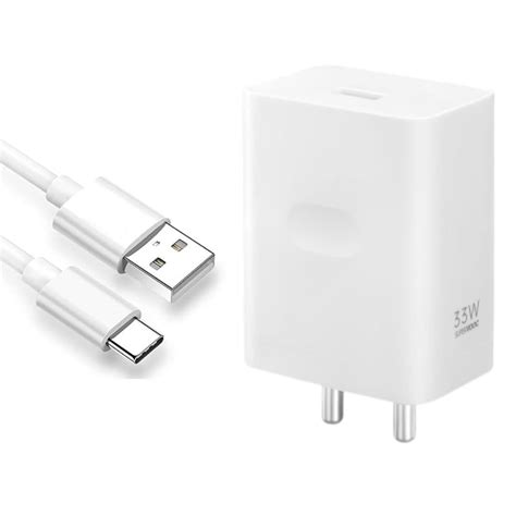 AVAXON 33W Fast Charging Flash SuperVOOC Charging Adapter with USB to ...