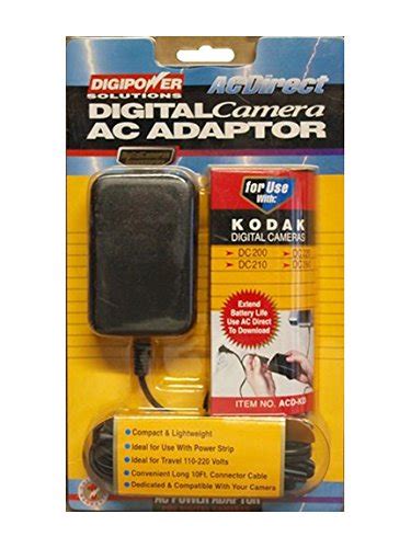 DigiPower AC ADAPTER CHARGER FOR KODAK DX4900 [Camera] : Amazon.in ...