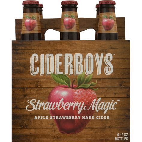 Ciderboys Hard Cider, Strawberry Magic (12 oz) Delivery or Pickup Near ...