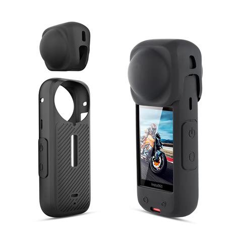 TecoKart® Silicone Protective Case for Insta 360 X4 with Lens Cap ...
