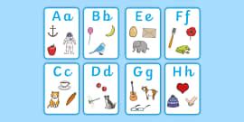 ESL Alphabet Flashcards (Teacher-Made) - ESL (teacher made)