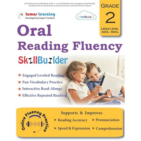 Buy Oral Reading Fluency Workbook, Grade 2 - Lumos SkillBuilder Series ...