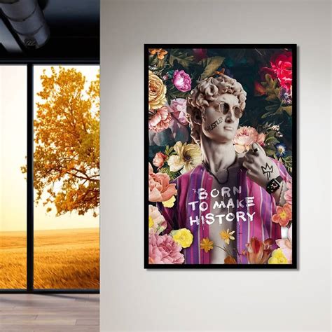 David of Michelangelo - Keeping up with Gen Z Wall Artwork – Aesthesy