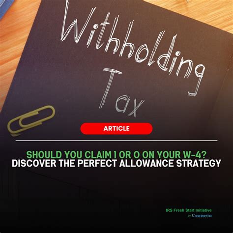 Is It Better to Claim 1 or 0 on Your Taxes? | W-4 Basics