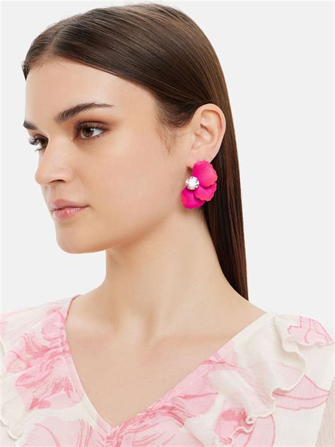 Dainty Half Flower Earrings – KAZO