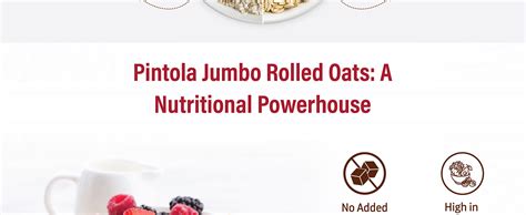 Pintola Oats 1kg, Rolled Oats, Diet Food, Weight Management, Natural ...