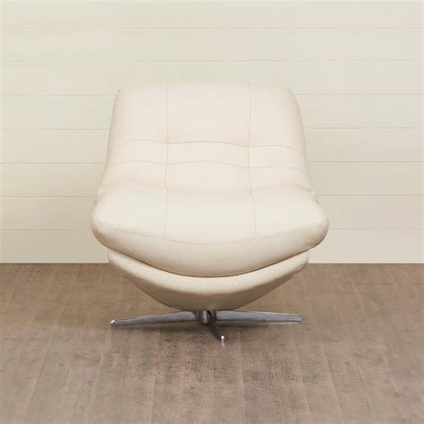 Buy Residence Next Half Leather 1-Seater Armless Sofa - Beige from Home ...