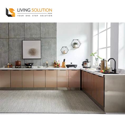 Stainless Steel Kitchen | Kitchen Cabinet Singapore | Living Solution