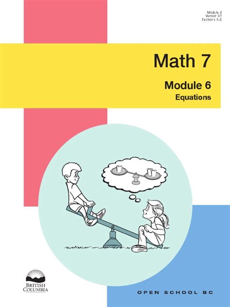 Image result for Math 7 Module 6