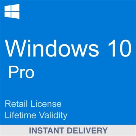 Windows 10 Pro Retail Key Lifetime