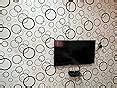 Wolpin Wall Stickers DIY Wallpaper (45 x 500 cm) Circles Pattern Office ...