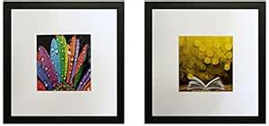 SAF paintings Set of 2 Textured Print with Uv Framed Reprint Painting ...