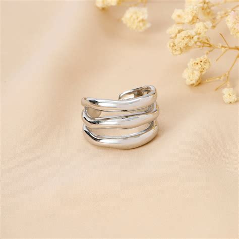 Trendy Golden Multi Spiral Ring | Salty – Salty Accessories
