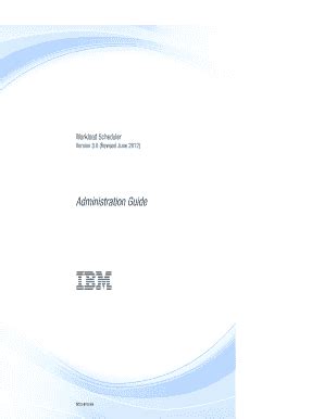 Fillable Online IBM Tivoli Workload Scheduler: Administration Guide Fax ...