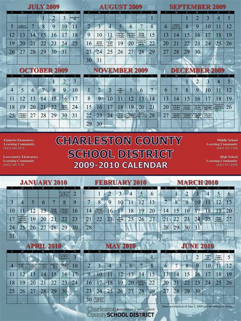 Ccsd Charleston Calendar - Printable Calendars AT A GLANCE