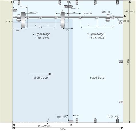 Swift Glass Sliding Door Roller (Flat) SGSF - 104 | Enox India