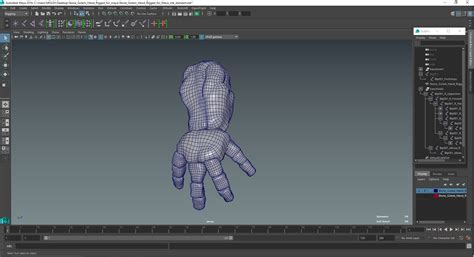Stone Golem Hand Rigged for Maya 3D | 3D Molier International