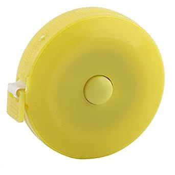 Generic Plastic Shell Press Button Retractable Tape Measurement Tool ...